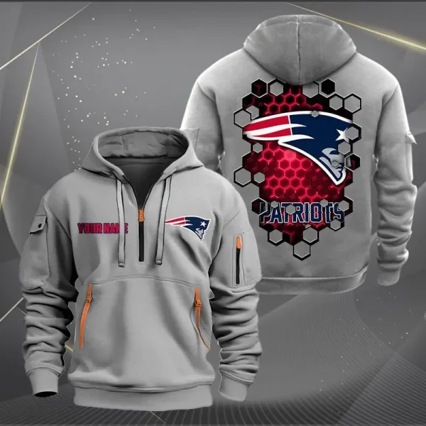 New England Patriots NNHT1513 Zip Hoodie Multicolor - Image 2