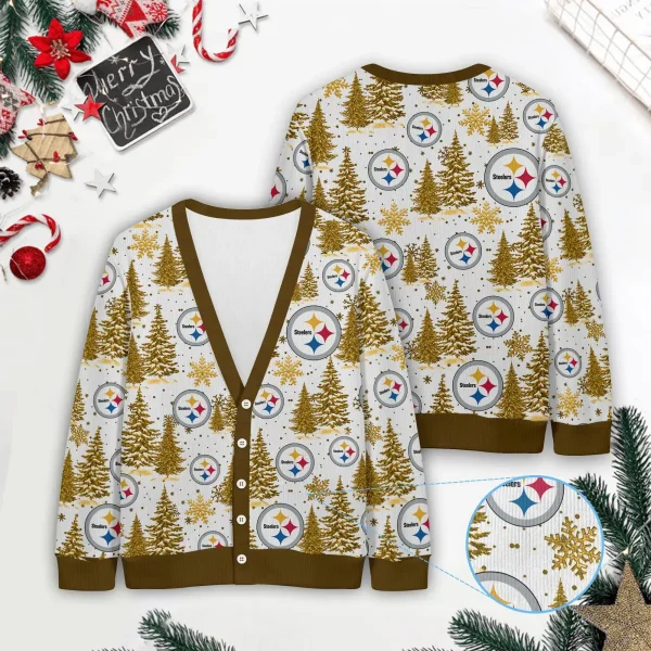 Pittsburgh Steelers DDQAKC10461 Knitted Cardigan