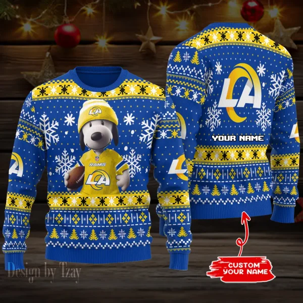 Los Angeles Rams NFL Snoopy Woolen Sweaters BGSWT1259