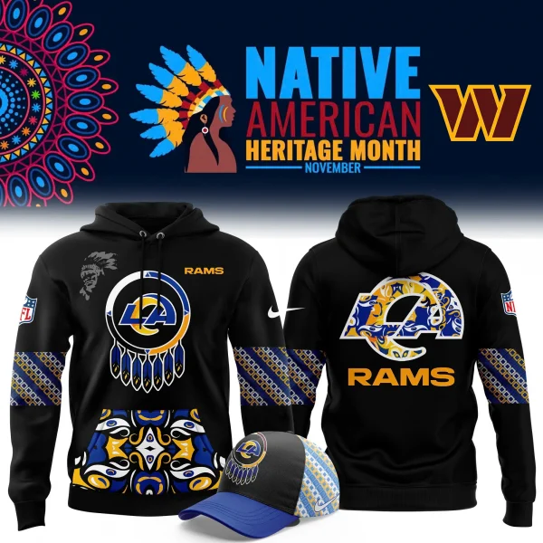 Los Angeles Rams NFL Native American Heritage Month AZHD523