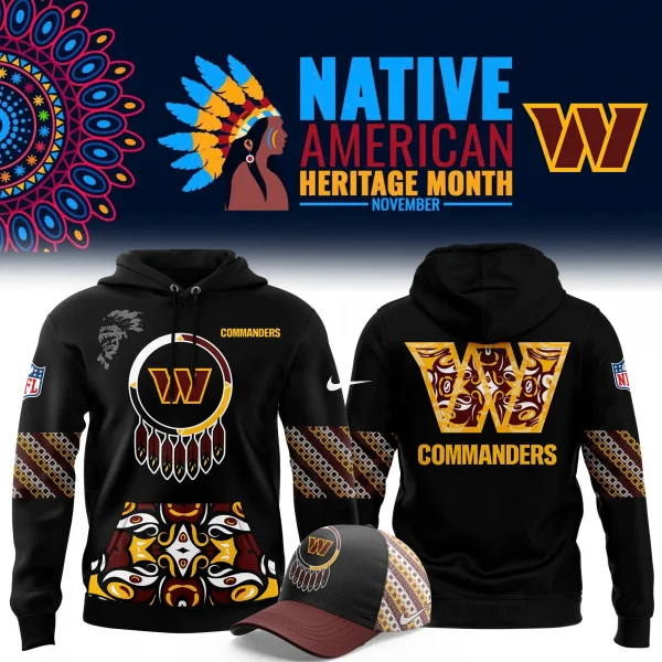 Washington Commanders NFL Native American Heritage Month AZHD536