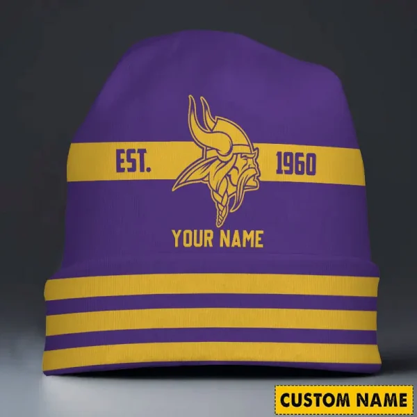 Minnesota Vikings NFL American Football Beanie Hat New Style SPTWBEANIE040 - Image 2