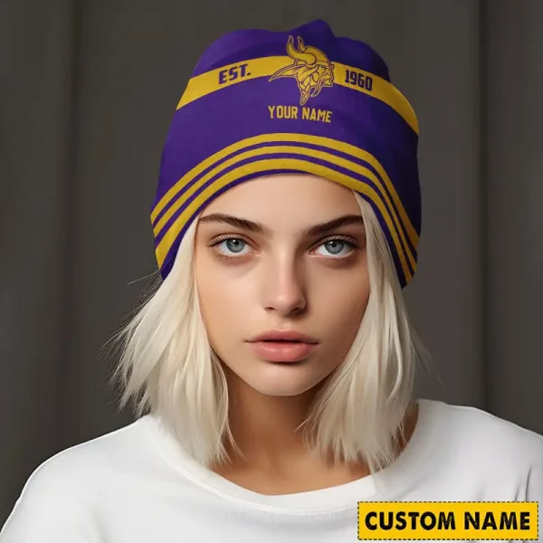 Minnesota Vikings NFL American Football Beanie Hat New Style SPTWBEANIE040 - Image 4