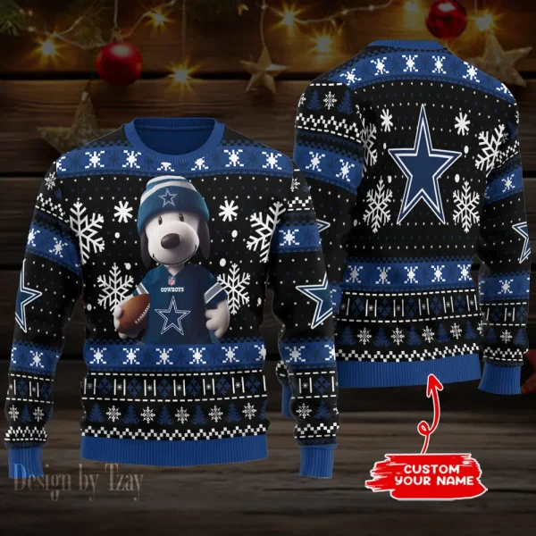 Dallas Cowboys Snoopy Woolen Sweaters BGSWT1312