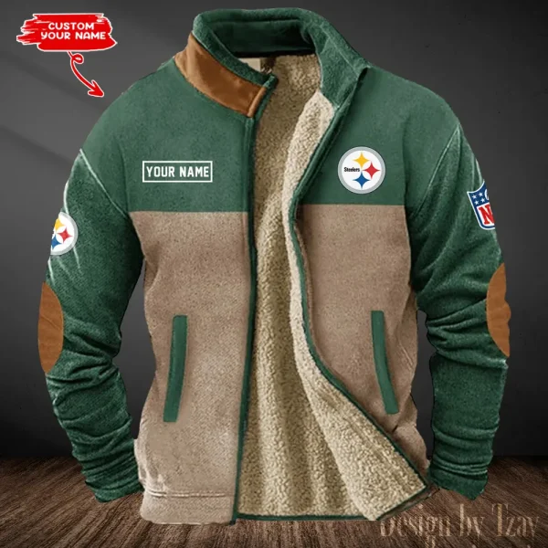 Pittsburgh Steelers Winter Tribal Vintage Jacket SPTWTVJ027 - Image 2