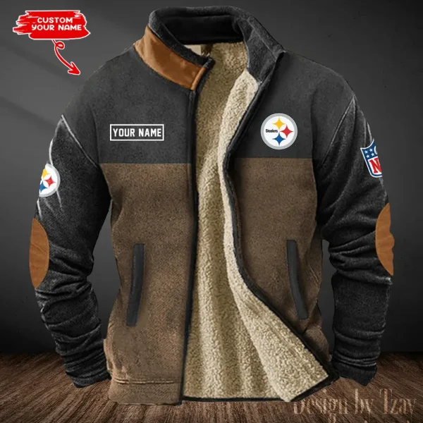 Pittsburgh Steelers Winter Tribal Vintage Jacket SPTWTVJ027