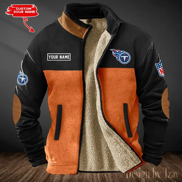 Tennessee Titans Winter Tribal Vintage Jacket SPTWTVJ031 - Image 2