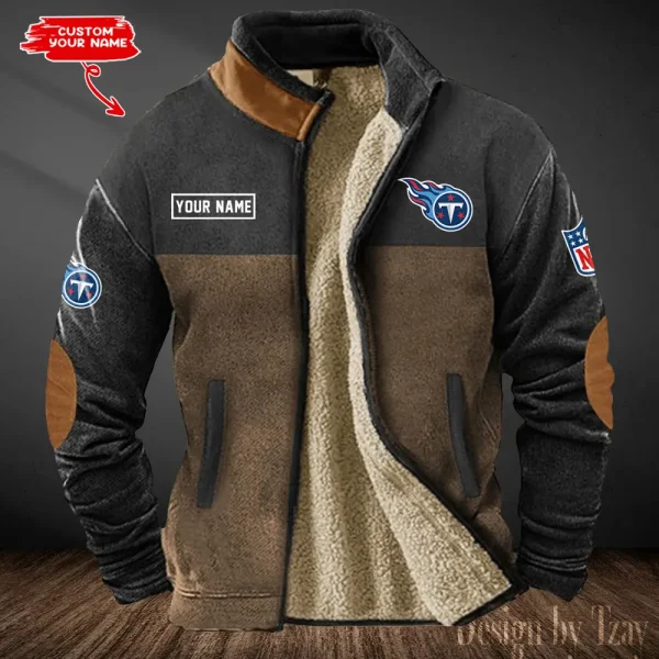 Tennessee Titans Winter Tribal Vintage Jacket SPTWTVJ031