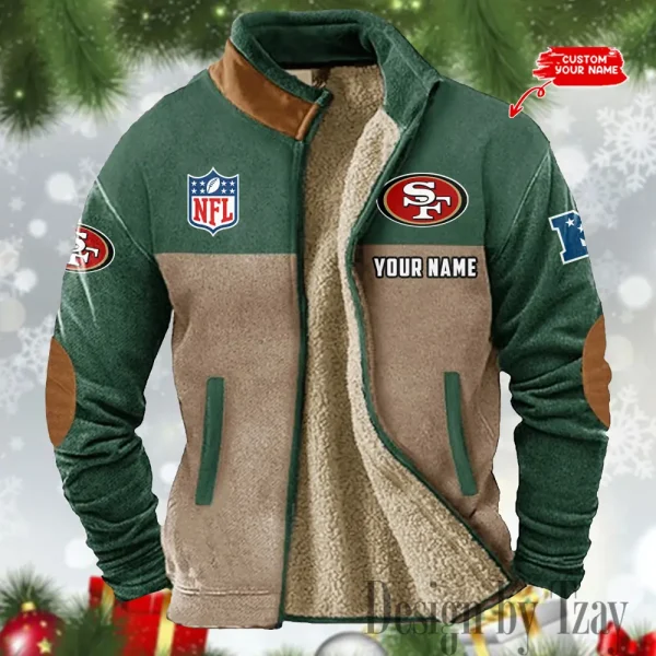 San Francisco 49ers Winter Tribal Vintage Jacket SPTWTVJ060 - Image 2