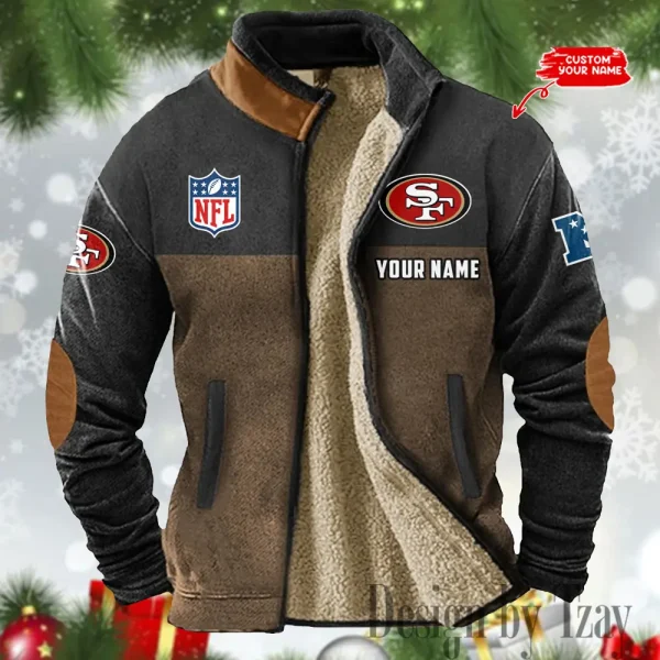 San Francisco 49ers Winter Tribal Vintage Jacket SPTWTVJ060 - Image 3