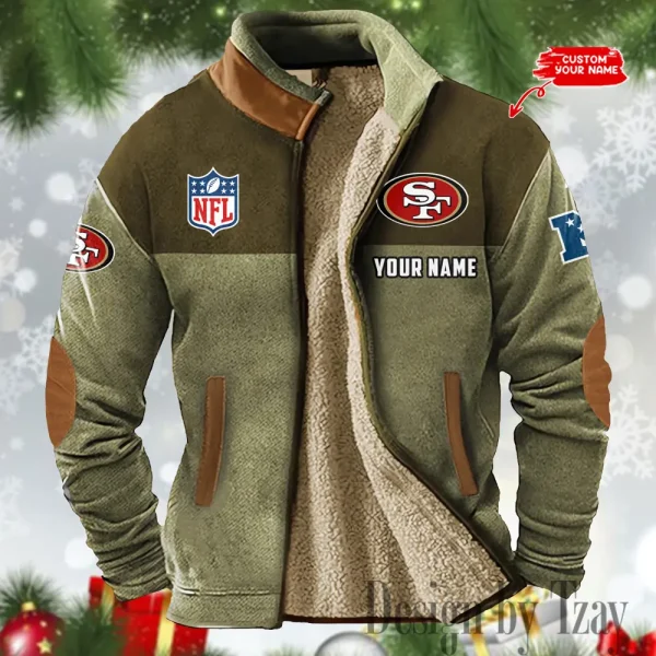 San Francisco 49ers Winter Tribal Vintage Jacket SPTWTVJ060 - Image 4