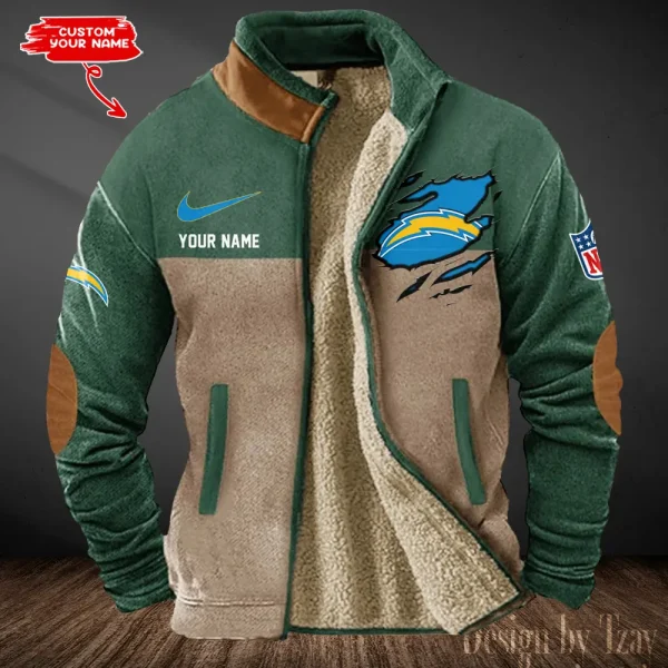Los Angeles Chargers Winter Tribal Vintage Jacket SPTWTVJ082 - Image 2