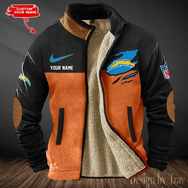 Los Angeles Chargers Winter Tribal Vintage Jacket SPTWTVJ082 - Image 4