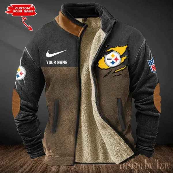 Pittsburgh Steelers Winter Tribal Vintage Jacket SPTWTVJ092