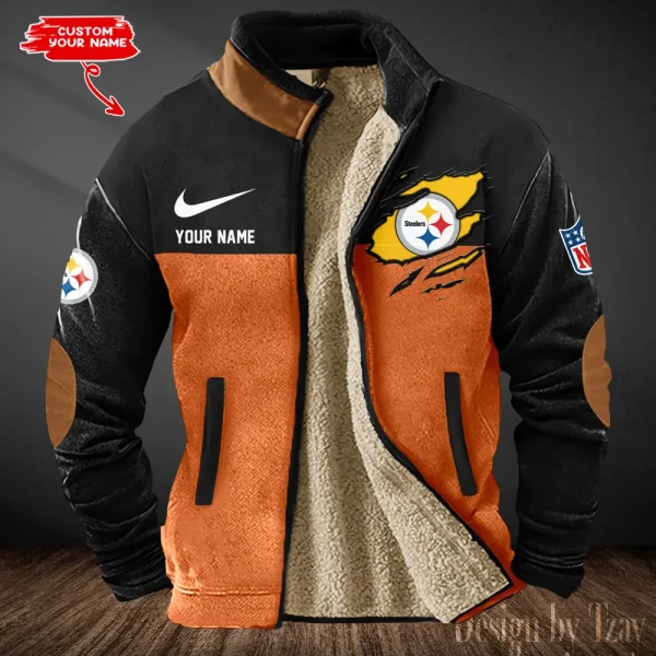 Pittsburgh Steelers Winter Tribal Vintage Jacket SPTWTVJ092 - Image 4