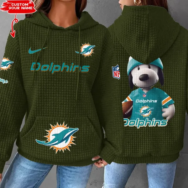 Miami Dolphins New Waffle Hoodies SPTNWH111