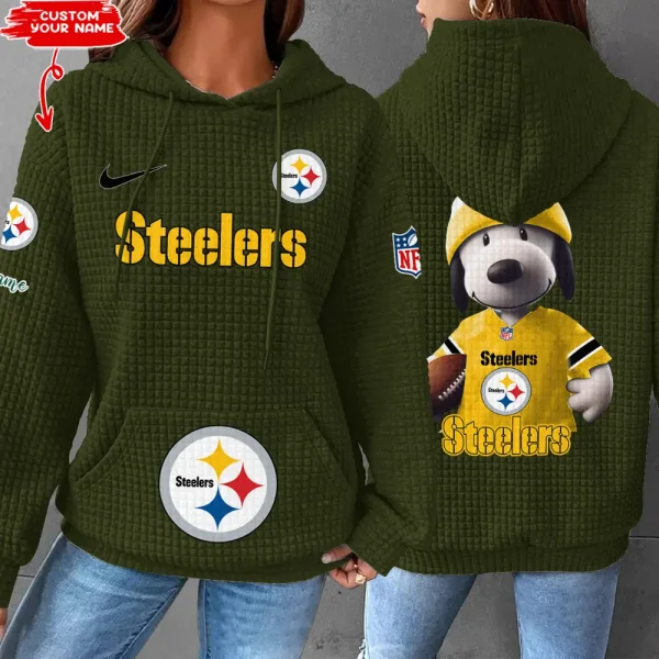 Pittsburgh Steelers New Waffle Hoodies SPTNWH118 - Image 2