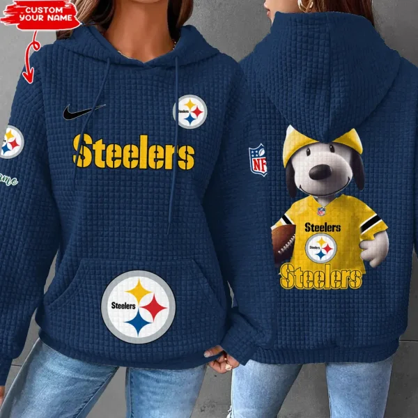 Pittsburgh Steelers New Waffle Hoodies SPTNWH118 - Image 3