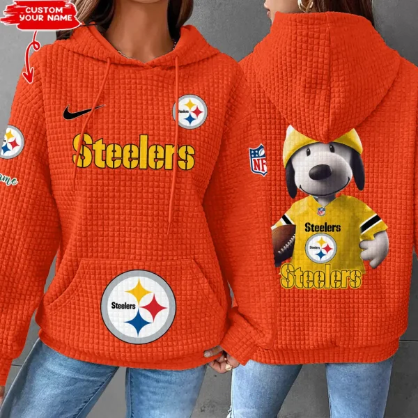 Pittsburgh Steelers New Waffle Hoodies SPTNWH118 - Image 4