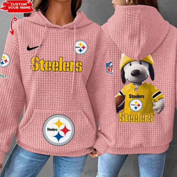 Pittsburgh Steelers New Waffle Hoodies SPTNWH118 - Image 5