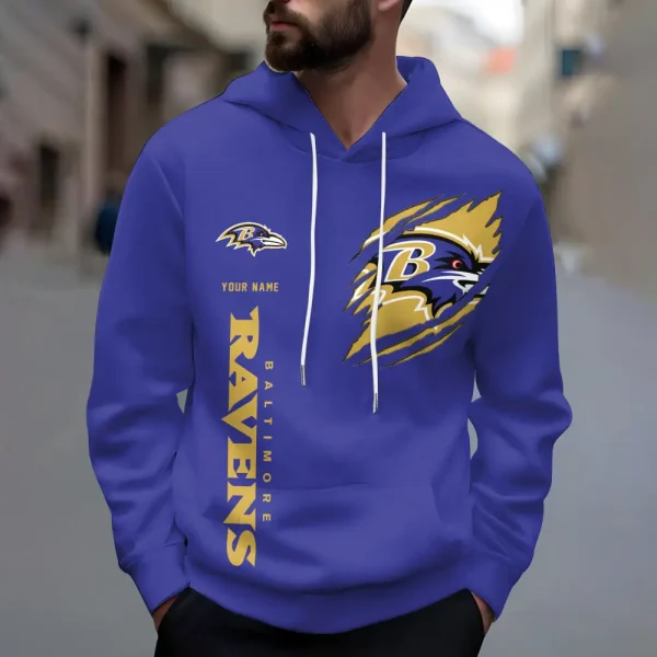 Baltimore Ravens Combo Hoodie And Long Pants Joggers AZCBHDJG541