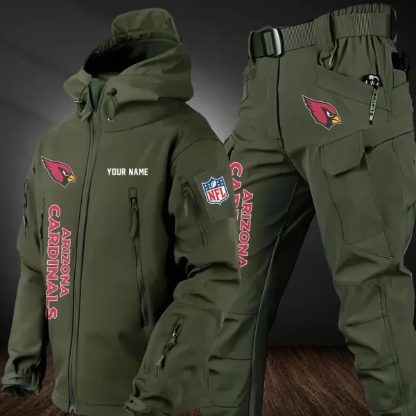 Arizona Cardinals Tactical Winter Set Men's Outdoor Waterproof SPTWSMOW033