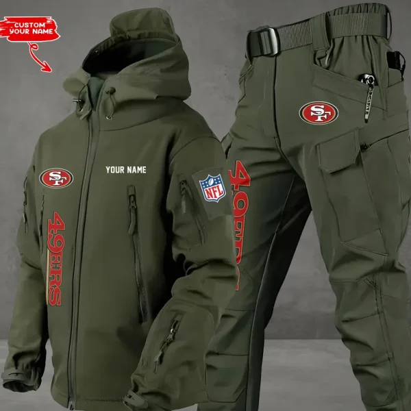 San Francisco 49ers Tactical Winter Set Men's Outdoor Waterproof SPTWSMOW060