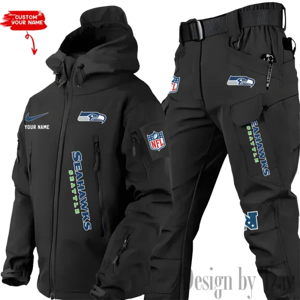 Seattle Seahawks Winter Jacket For Men SPTWSMOW029 - Image 2