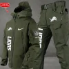 Detroit Lions Tactical Winter Set Men's Outdoor Waterproof SPTWSMOW075