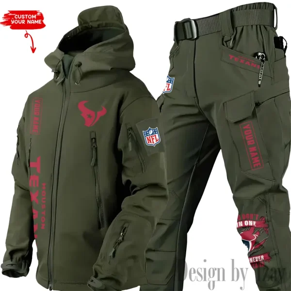 Houston Texans Tactical Winter Set Men's Outdoor Waterproof SPTWSMOW109 - Image 4