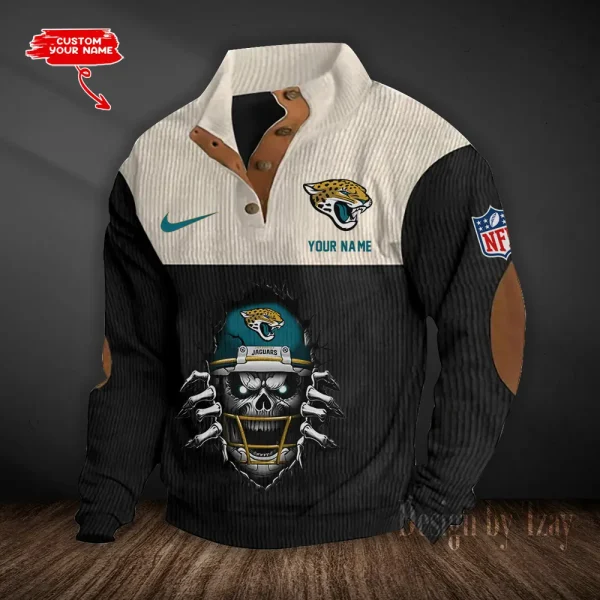 Jacksonville Jaguars Double Stand Collar Sport Hoodie S9DBSCH1293