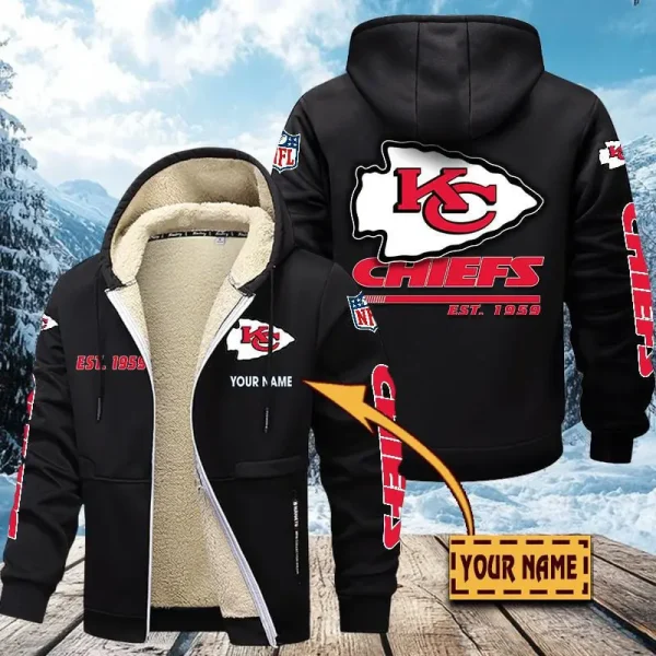 Kansas City Chiefs | Zip Up Fur Coat ANZTZH131