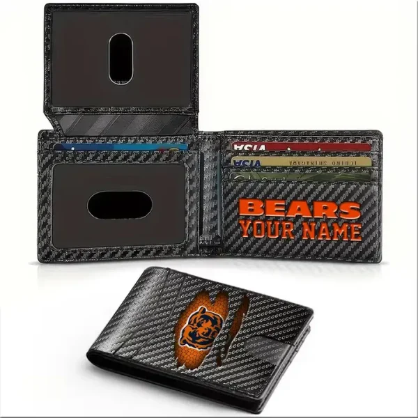 Chicago Bears  Custom Name 2025 Fashion Card Case Wallet SPTCCHW032 - Image 2