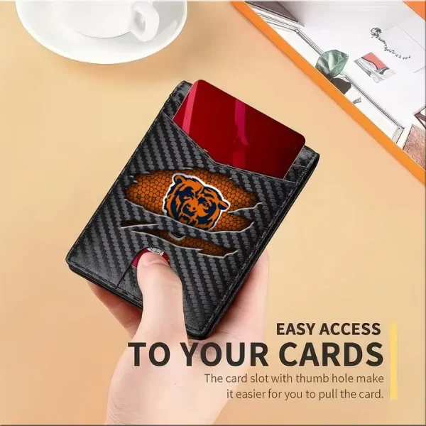 Chicago Bears  Custom Name 2025 Fashion Card Case Wallet SPTCCHW032