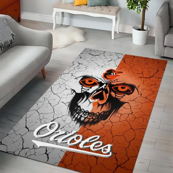 Baltimore Orioles HHPGRB1478 Carpet Rug - Image 2