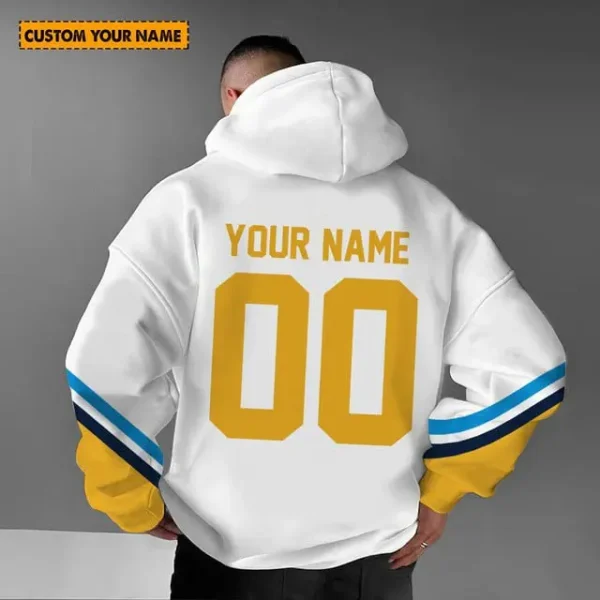 Los Angeles Chargers 3D Printed Pocket Pullover Hoodie For Fan AZHD592 - Image 2