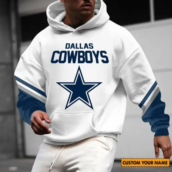 Dallas Cowboys 3D Printed Pocket Pullover Hoodie For Fan AZHD594