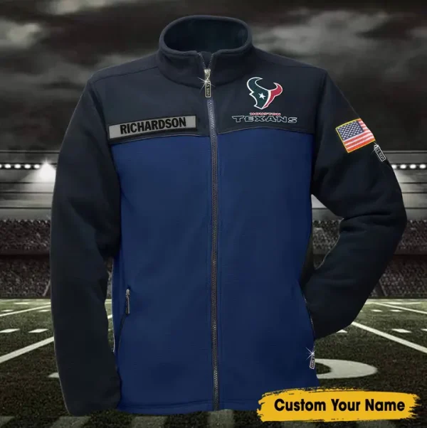 NFL Houston Texans Military Fleece Jackets SPTMFJ002 - Image 2