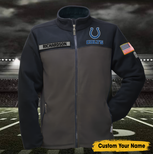 NFL Indianapolis Colts  Military Fleece Jackets SPTMFJ003