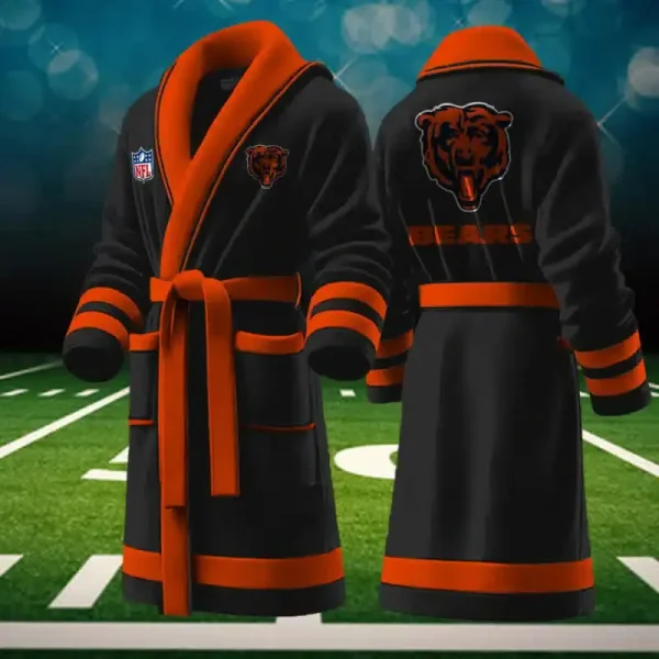 Chicago Bears Luxurious Comfort Meets Sporty Style Bathrobe