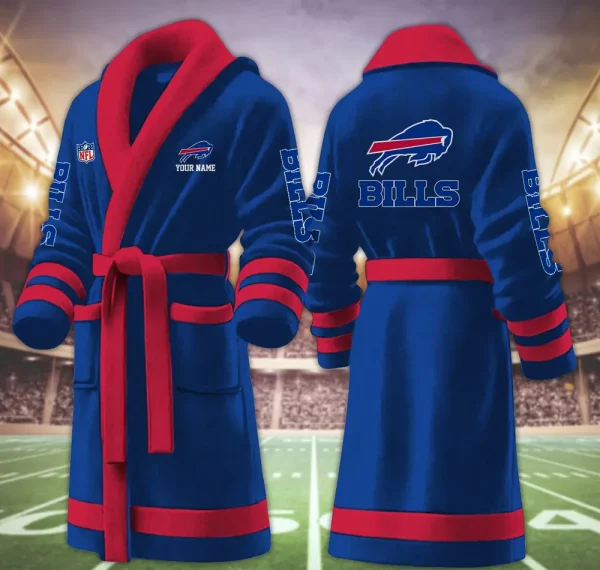 Buffalo Bills Luxurious Comfort Meets Sporty Style Bathrobe