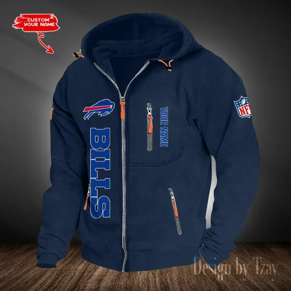 Buffalo Bills Hooded Cardigan Zip Hoodie ANZ2DZH192