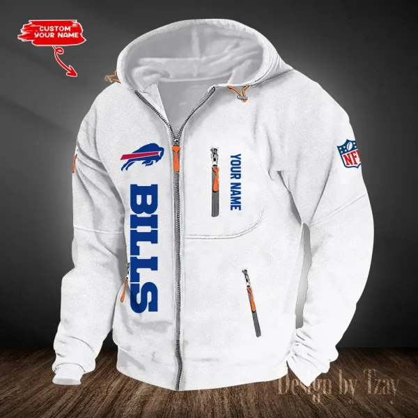 Buffalo Bills Hooded Cardigan Zip Hoodie ANZ2DZH192 - Image 6