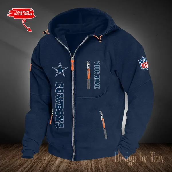 Dallas Cowboys Hooded Cardigan Zip Hoodie ANZ2DZH197