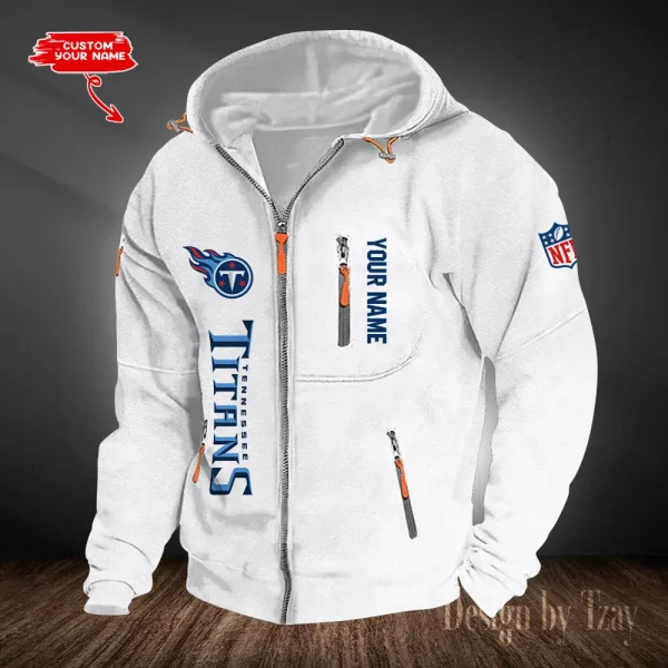 Tennessee Titans Hooded Cardigan Zip Hoodie ANZ2DZH219