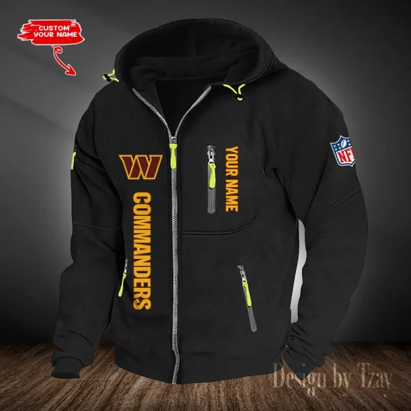 Washington Commanders Hooded Cardigan Zip Hoodie ANZ2DZH220