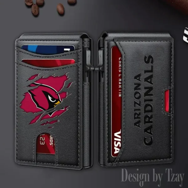 Arizona Cardinals Slim Minimalist Pocket Wallet SPTSWC050