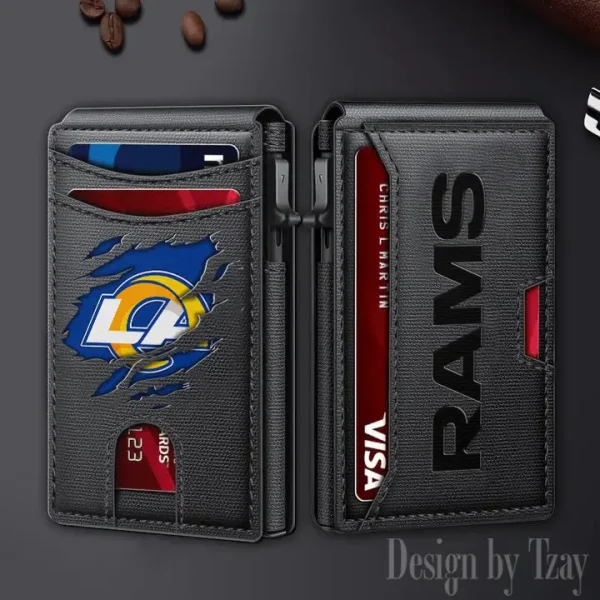 Los Angeles Rams Slim Minimalist Pocket Wallet SPTSWC068