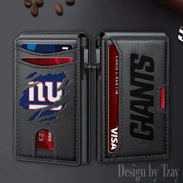 New York Giants Slim Minimalist Pocket Wallet SPTSWC073