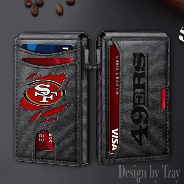 San Francisco 49ers Slim Minimalist Pocket Wallet SPTSWC077